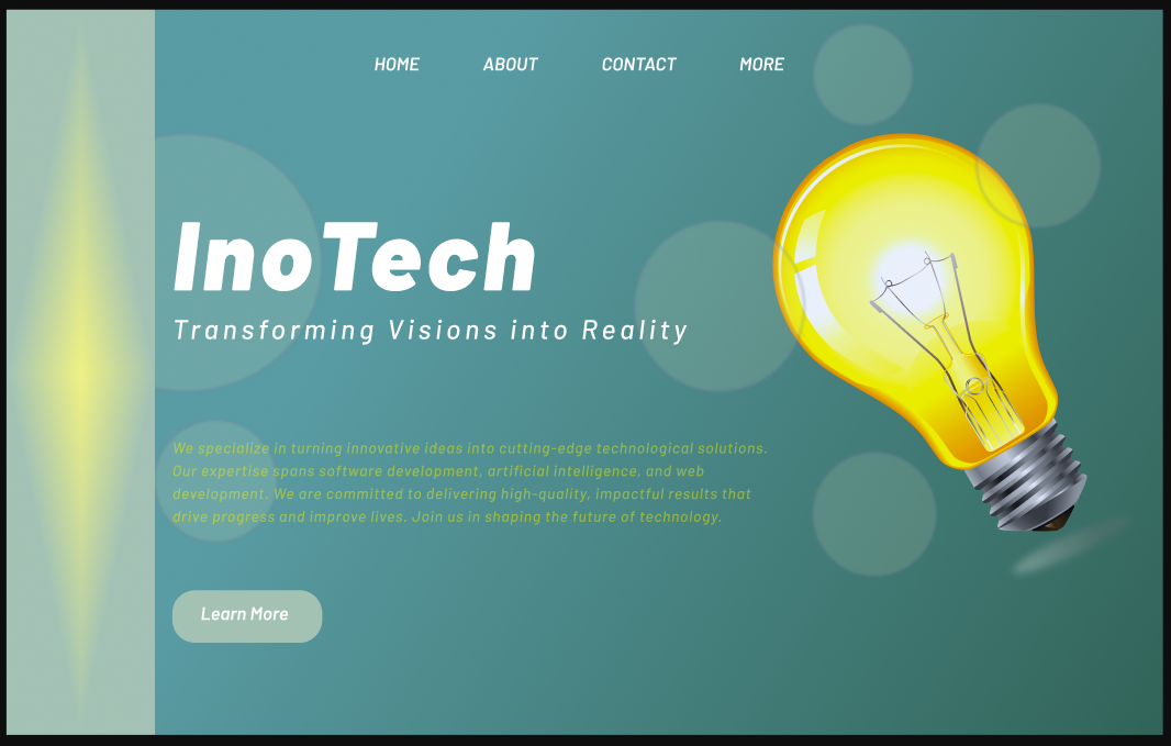 Company Title Page Design